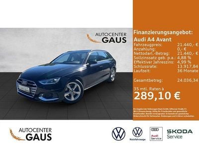 Schwarz Gebraucht 2022 Audi A4 Advanced Plus Kombi | 21.440 € (Superpreis)