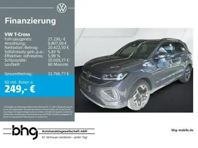 Brugt VW T-Cross R-line 150 HK (110 kW) 2025 Grå SUV