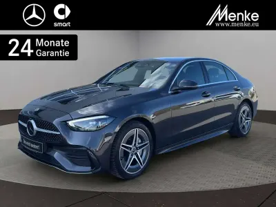 Gebraucht Mercedes C220 AMG 197 PS (144 kW) 2024 Metalliclack graphitgrau Limousine
