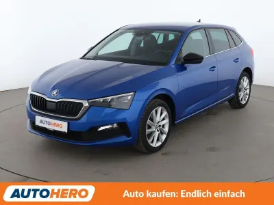 Gebraucht Skoda Scala Ambition 116 PS (85 kW) 2019 Blau Kleinwagen