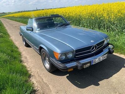 Begagnad Mercedes SL450 179 HK (131 kW) 1979 Blå Cab