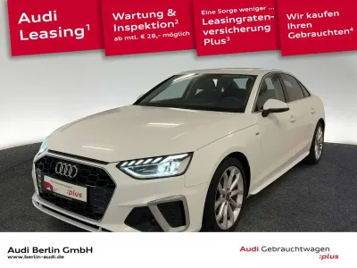 Używany Audi A4 S-Line 163 KM (119 kW) 2022 Biały Sedan/Limuzyna