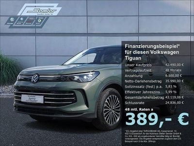 Gebraucht VW Tiguan Elegance 150 PS (110 kW) 2024 Grün SUV