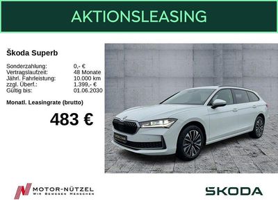 Neu Skoda Superb Selection 150 PS (110 kW) 2026 Weiß Kombi