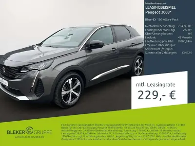 Gebraucht Peugeot 3008 Allure 131 PS (96 kW) 2023 Platingrau SUV