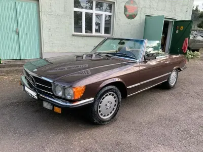 Gebraucht Mercedes SL450 163 PS (119 kW) 1980 Braun Cabrio