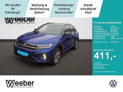 Usata VW T-Roc R-line 190 CV (139 kW) 2024 Blu SUV