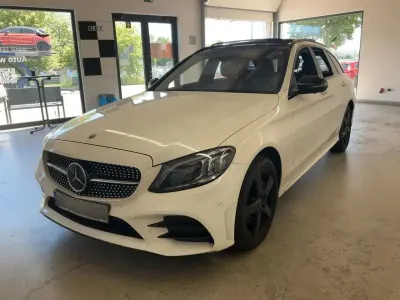 Gebraucht Mercedes C220 AMG line 194 PS (142 kW) 2020 Diamantweiss Kombi