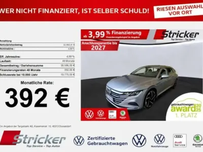 Gebraucht VW Arteon Elegance 190 PS (139 kW) 2022 Pyritsilber metallic (metallic) SUV