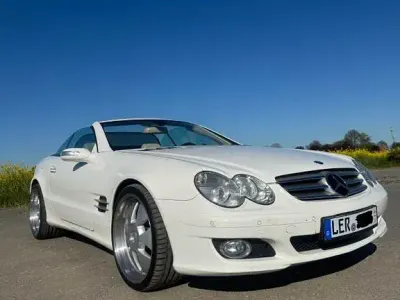 Brugt Mercedes SL350 272 HK (200 kW) 2008 Hvid Cabriolet