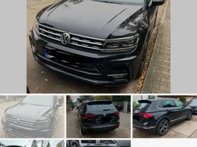 Gebraucht VW Tiguan R-line 150 PS (110 kW) 2017 Schwarz SUV
