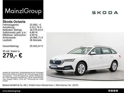 Weiß Gebraucht 2022 Skoda Octavia Ambition Kombi | 22.890 € (Fairer Preis)