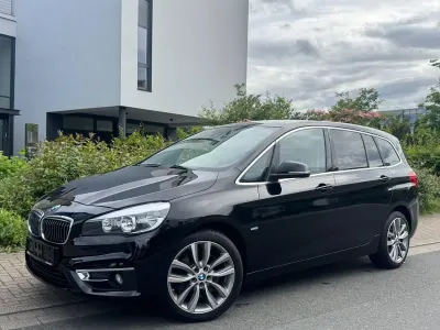 Gebraucht BMW 220 Gran Tourer Luxury Line 190 PS (139 kW) 2015 Schwarz Van / Kleinbus