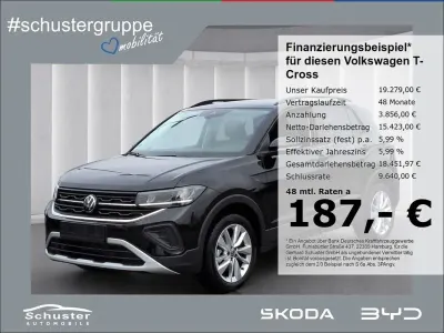 Gebraucht VW T-Cross Goal 95 PS (69 kW) 2025 Schwarz SUV