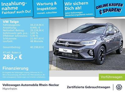 Gebraucht VW Taigo R-line 150 PS (110 kW) 2025 Grau SUV