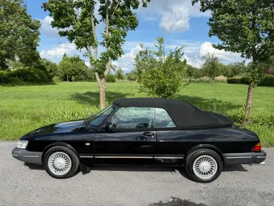 Gebraucht Saab 900 Cabriolet Aero 141 PS (103 kW) 1992 Schwarz Cabrio