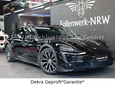 Brugt Porsche Taycan Cross Turismo 350 kW (476 HK) 2021 Sort Sedan