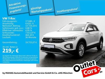 Second-hand VW T-Roc Life 110 CP (80 kW) 2023 Alb SUV