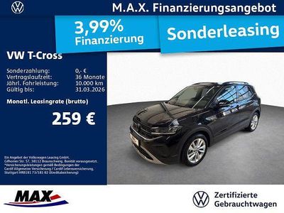 Schwarz Gebraucht 2025 VW T-Cross Goal SUV | 23.989 € (Guter Preis)