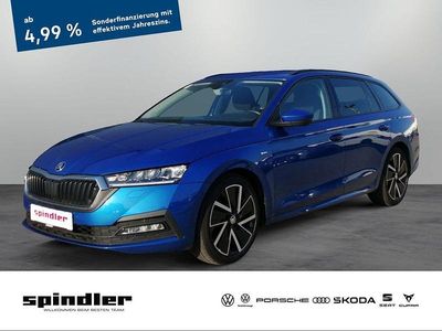 Second-hand Skoda Octavia Clever 150 CP (110 kW) 2022 Albastru Break