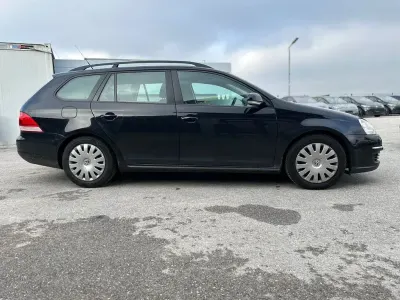 Gebraucht VW Golf VI Trendline 105 PS (77 kW) 2009 Schwarz Kleinwagen