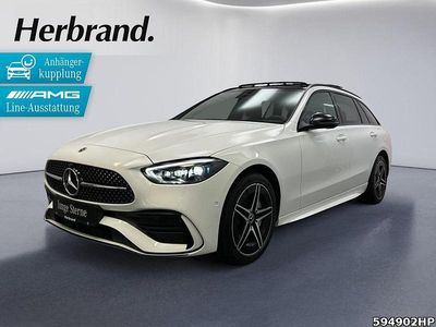 Gebraucht Mercedes C300e AMG 313 PS (230 kW) 2023 Unilack polarweiß Kombi