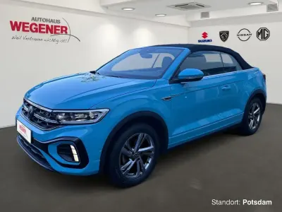 Gebraucht VW T-Roc Cabriolet R-line 150 PS (110 kW) 2024 Blau Cabrio