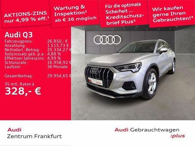 Gebraucht Audi Q3 Advanced 150 PS (110 kW) 2022 Silber SUV