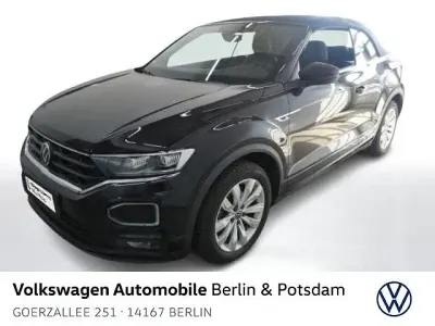 Gebraucht VW T-Roc Cabriolet R-line 150 PS (110 kW) 2021 Deep black perleffekt/schwarz Cabrio
