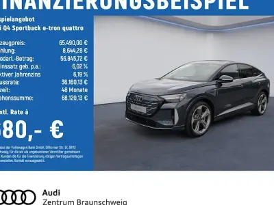 Neu Audi Q4 Sportback e-tron Ambiente 219 kW (299 PS) 2026 Blau SUV