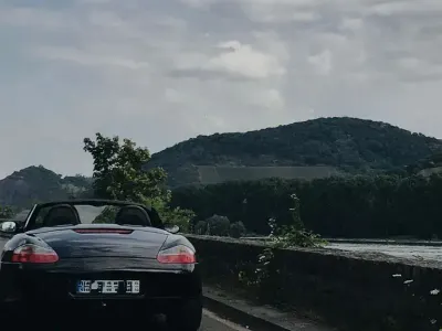 Gebraucht Porsche Boxster 220 PS (161 kW) 2002 Schwarz Cabrio