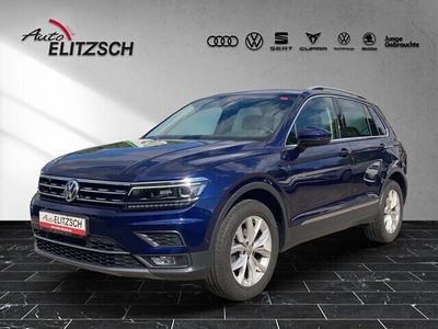 gebraucht VW Tiguan TDI Highline 4M DSG LED Navi ACC RFK SH