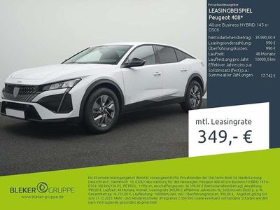 Neu Peugeot 408 Allure 145 PS (106 kW) 2025 Okenitweiß Limousine