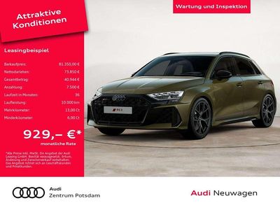 Nuova Audi RS3 Sport 400 CV (294 kW) 2026 Verde Berlina