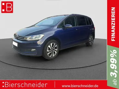 Usata VW Touran Active 150 CV (110 kW) 2021 Blu Monovolume