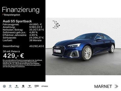 Gebraucht Audi S5 Ambiente 341 PS (250 kW) 2022 Navarrablau metallic Coupé