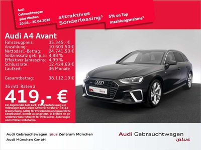 Gebraucht Audi A4 S-Line 204 PS (150 kW) 2024 Schwarz Kombi