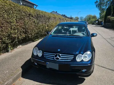 Brugt Mercedes CLK320 2007 Blå Coupe