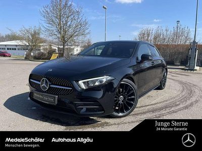 Gebraucht Mercedes A200 AMG 163 PS (119 kW) 2022 Unilack nachtschwarz Limousine