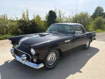 Second-hand Ford V8 200 CP (147 kW) 1955 Negru Cabrio