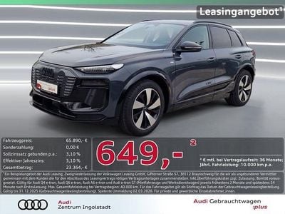 Magnetgrau Gebraucht 2025 Audi Q6 e-tron S-Line SUV | 64.890 € (Superpreis)