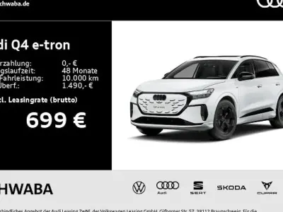 Neu Audi Q4 e-tron S-Line 219 kW (299 PS) 2026 Weiß SUV