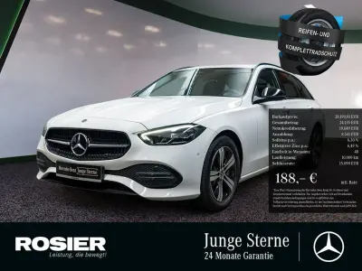 Gebraucht Mercedes C180 Avantgarde 170 PS (125 kW) 2022 Weiss / polarweiß Kombi