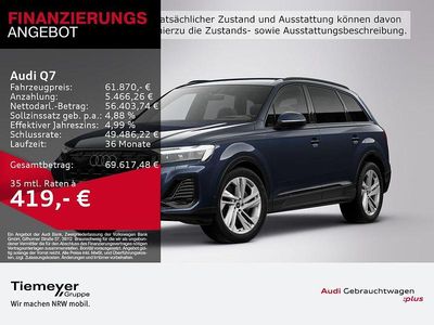 Blau Gebraucht 2025 Audi Q7 Ambiente SUV | 61.870 € (Teuer)