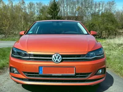 Gebraucht VW Polo Highline 116 PS (85 kW) 2019 Orange Kleinwagen