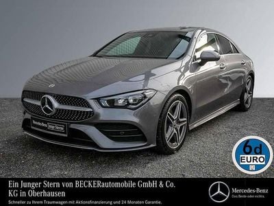 Mountaingrau Gebraucht 2022 Mercedes CLA200 AMG line Coupé | 33.875 € (Fairer Preis)