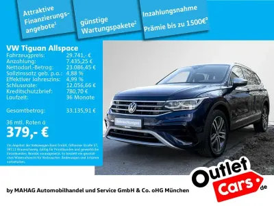 Gebraucht VW Tiguan Allspace IQ Drive 150 PS (110 kW) 2023 Blau SUV