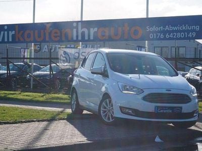 Gebraucht Ford C-MAX Titanium 125 PS (91 kW) 2016 Weiß Van / Kleinbus