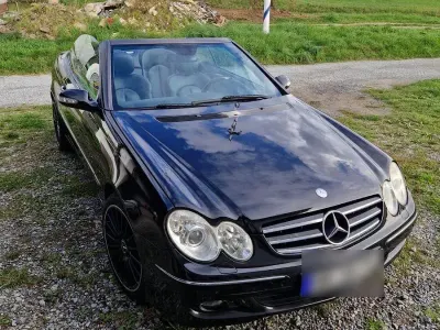 Gebraucht Mercedes CLK350 Avantgarde 272 PS (200 kW) 2005 Schwarz Cabrio