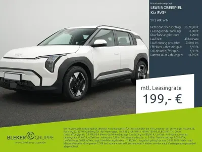 Neu Kia EV3 Air 150 kW (204 PS) 2026 Weiß SUV